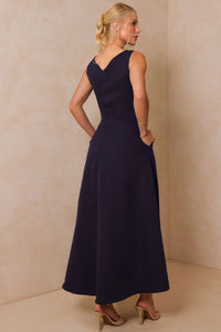 Vestido Maju Alfaiataria - Azul Marinho