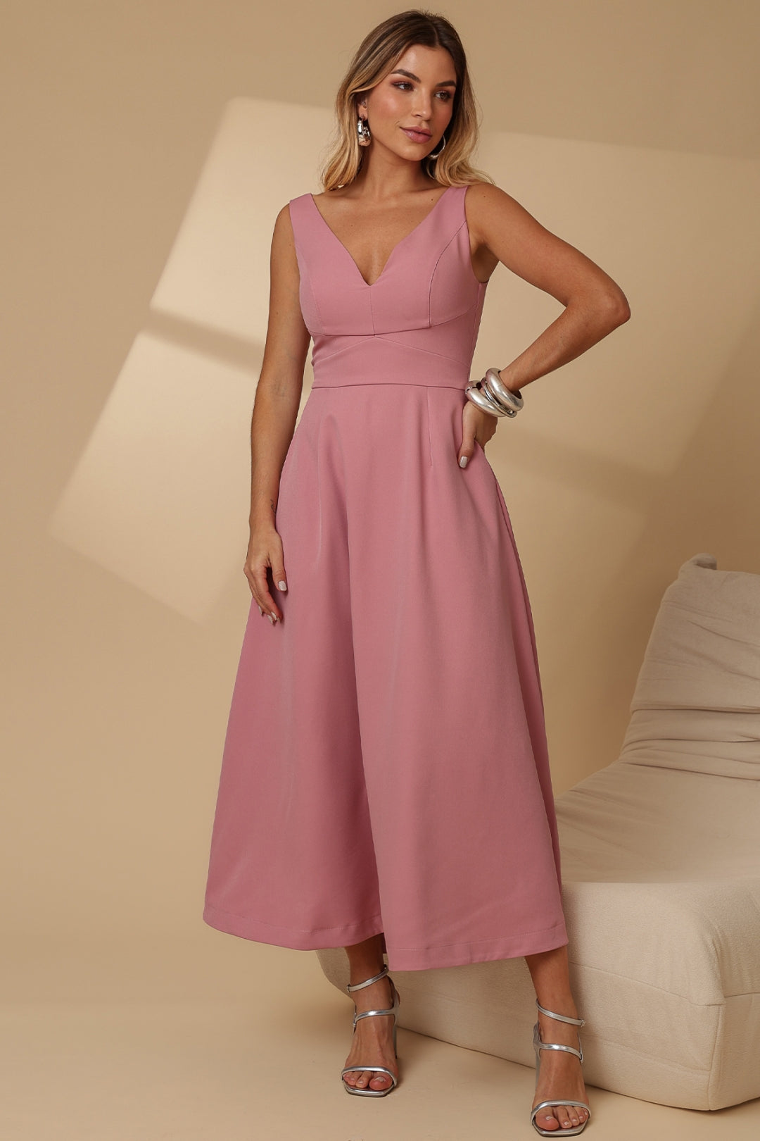 Vestido Maju Alfaiataria - Rosa