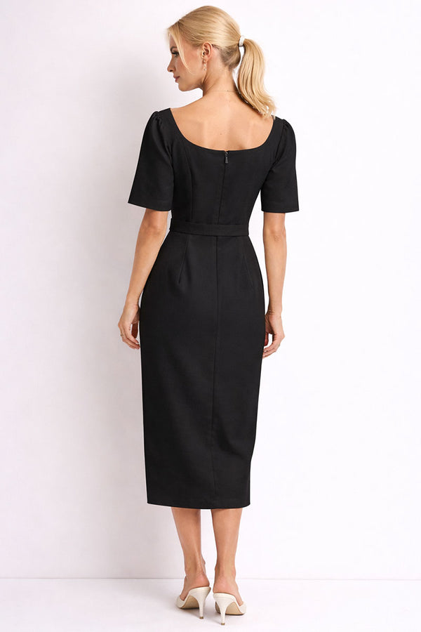 Vestido Aline Alfaiataria - Preto