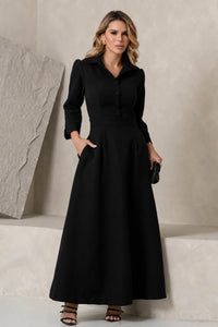 Vestido Magnólia Rodado - Preto