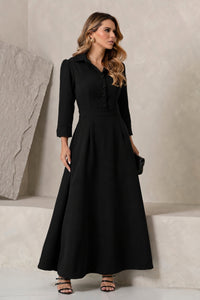 Vestido Magnólia Rodado - Preto