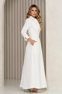 Vestido Magnólia Rodado - Off White