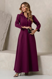 Vestido Magnólia Rodado - Uva