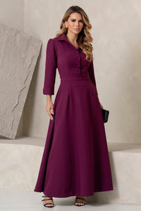 Vestido Magnólia Rodado - Uva