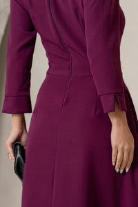 Vestido Magnólia Rodado - Uva