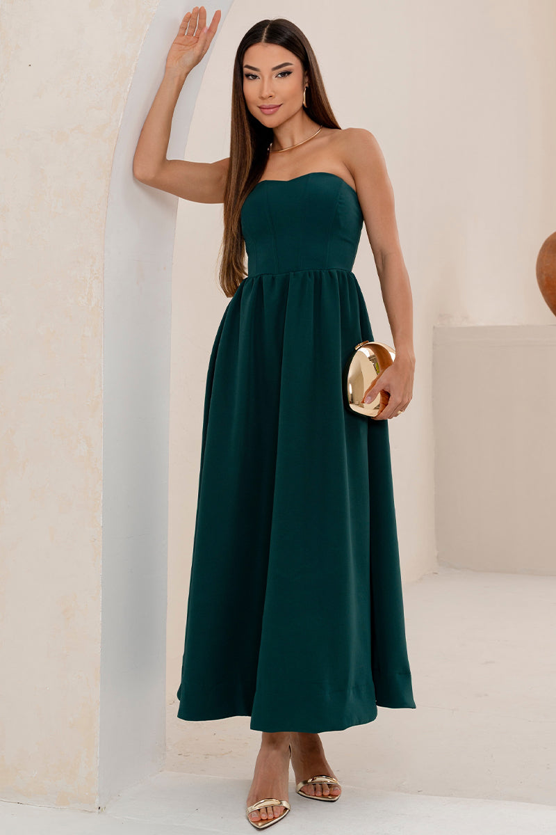 Vestido Fiorella Corselet - Verde