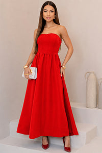 Vestido Fiorella Corselet - Vermelho