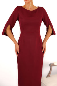 Vestido Ângela Midi - Vinho