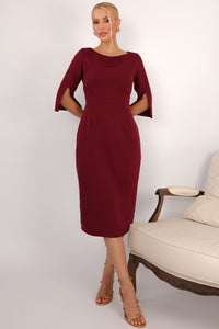 Vestido Ângela Midi - Vinho