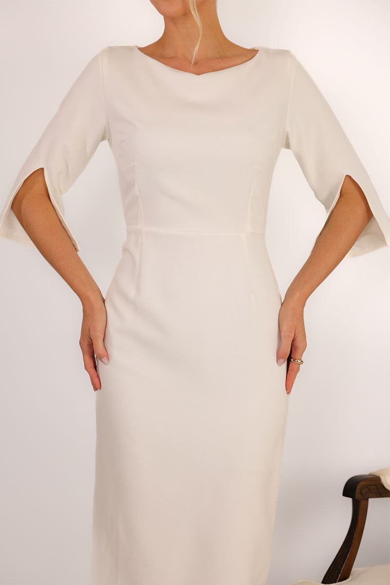 Vestido Ângela Midi - Off White