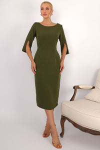 Vestido Ângela Midi - Verde Musgo