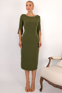 Vestido Ângela Midi - Verde Musgo