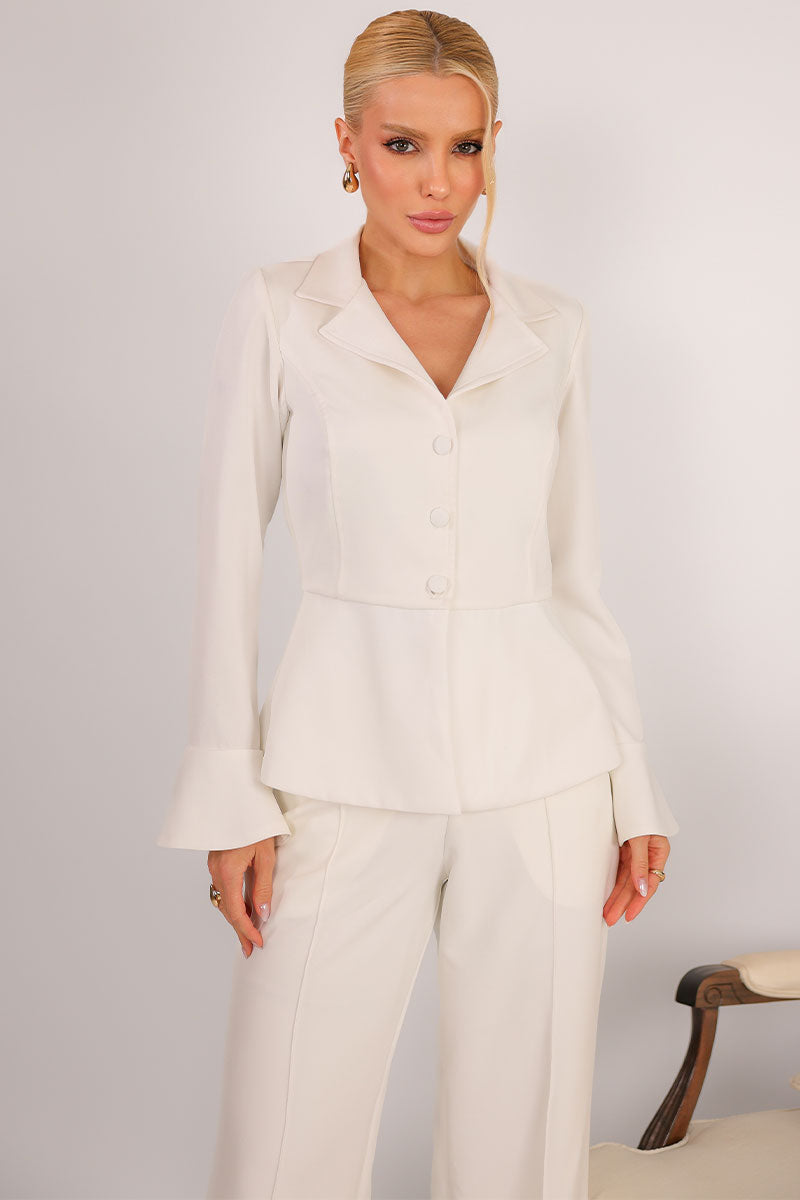 Blusa Desire Manga Longa - Off White