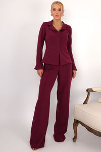 Blusa Desire Manga Longa - Vinho