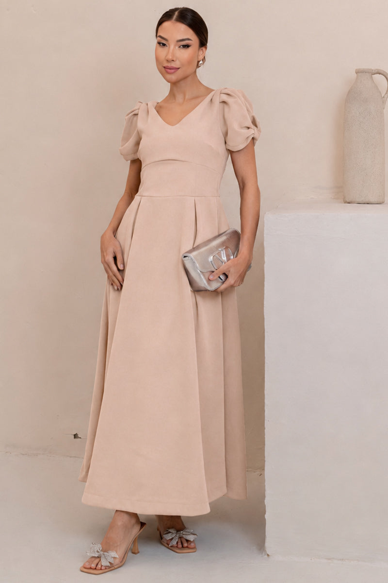 Vestido Penélope Maxi Midi - Rosê