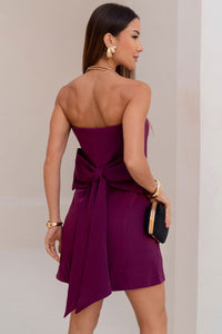 Vestido Yasmin Tomara Que Caia - Vinho