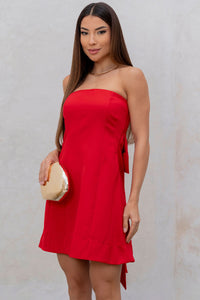 Vestido Yasmin Tomara Que Caia - Vermelho