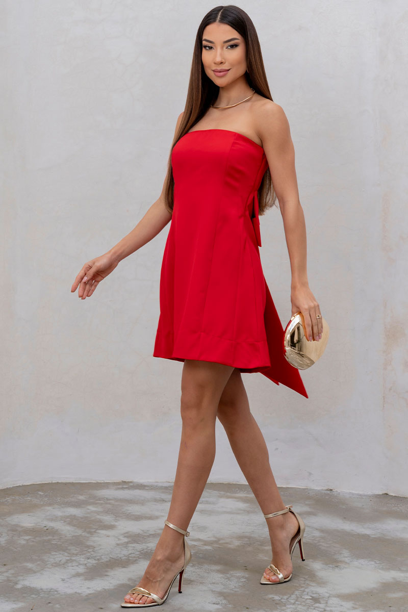 Vestido Yasmin Tomara Que Caia - Vermelho