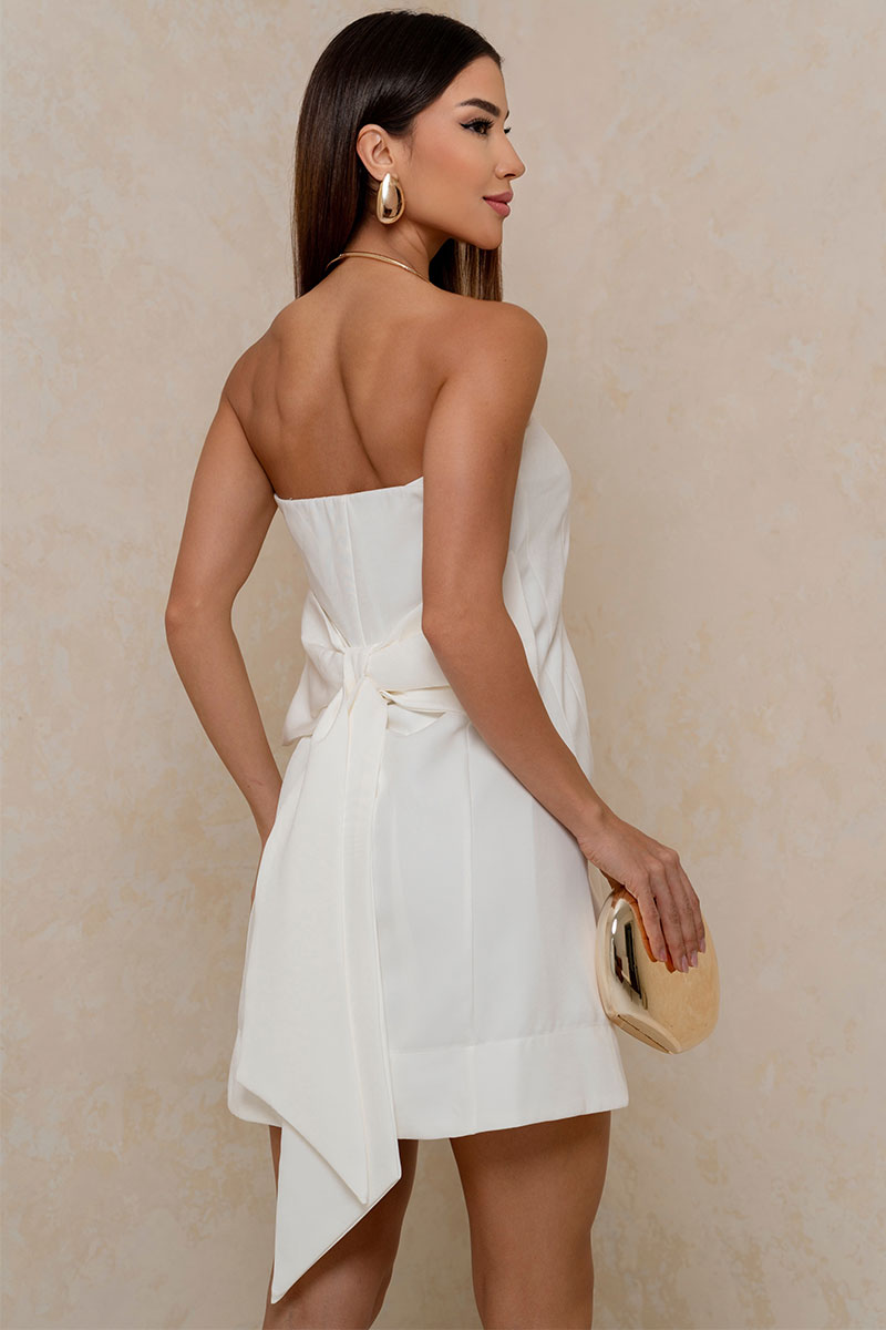 Vestido Yasmin Tomara Que Caia - Off White