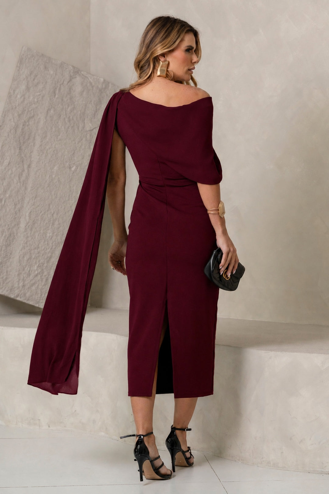 Vestido Zoe Tubinho - Vinho