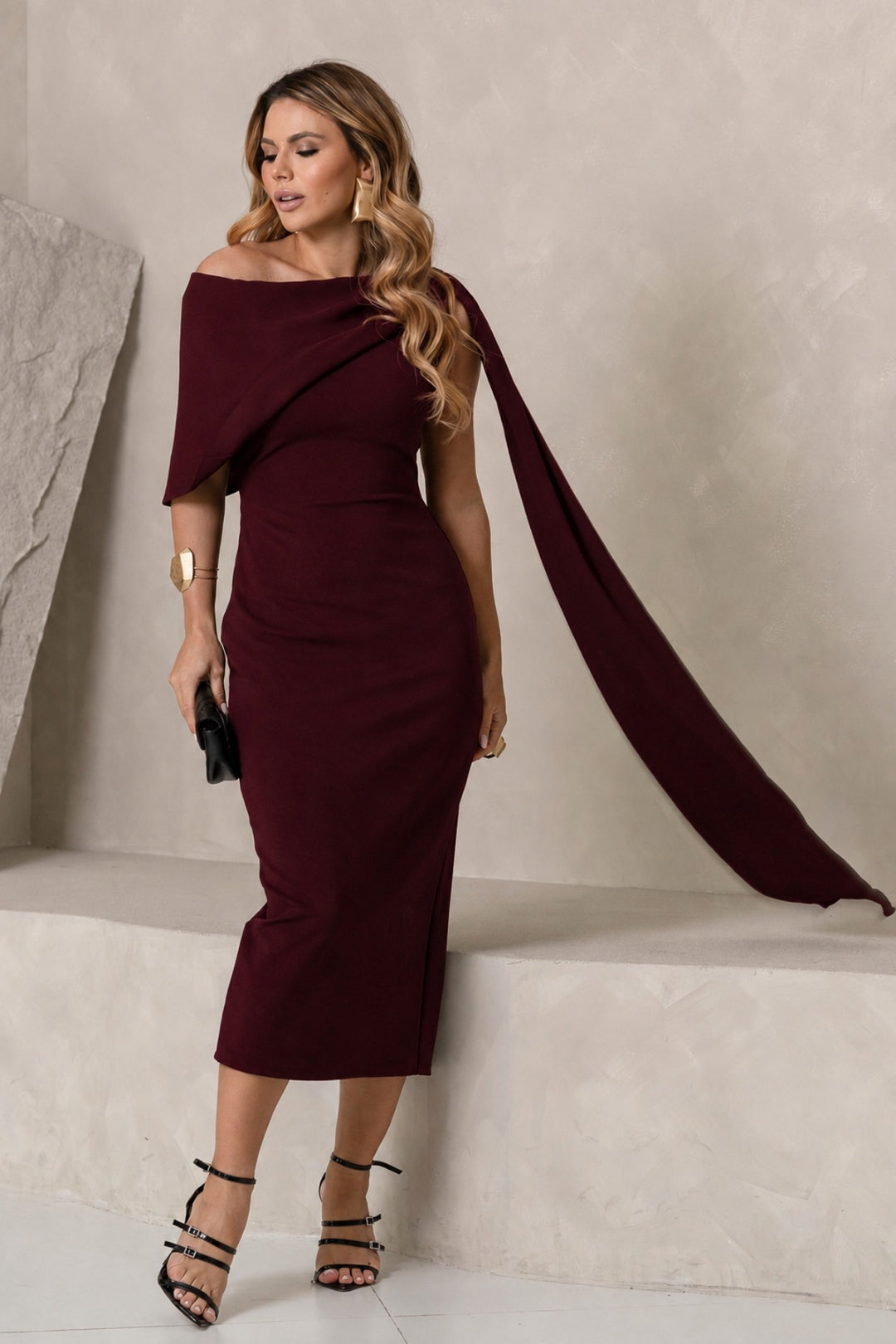 Vestido Zoe Tubinho - Vinho