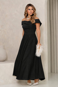 Vestido Miriam Midi Ombro a Ombro - Preto