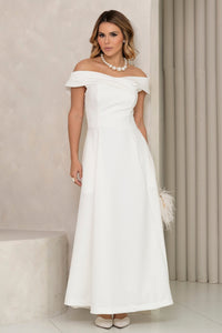 Vestido Miriam Midi Ombro a Ombro - Off White