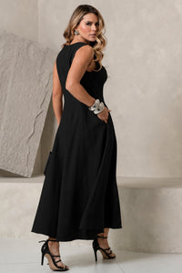 Vestido Madrid Rodado - Preto
