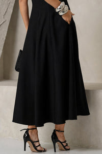 Vestido Madrid Rodado - Preto