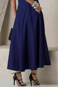 Vestido Madrid Rodado - Azul
