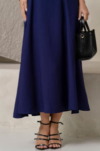 Vestido Madrid Rodado - Azul