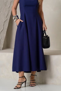 Vestido Madrid Rodado - Azul