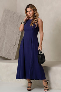 Vestido Madrid Rodado - Azul