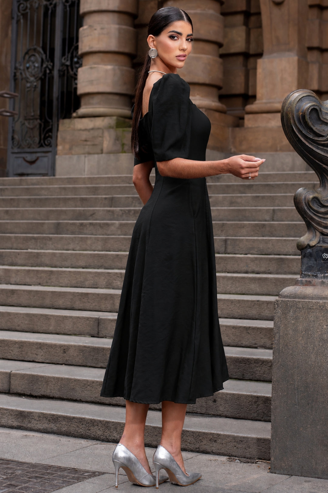 Vestido Bali Midi - Preto