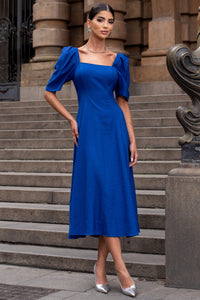 Vestido Bali Midi - Azul Royal