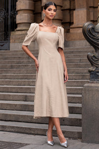 Vestido Bali Midi - Bege