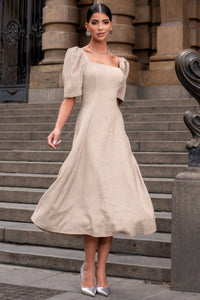 Vestido Bali Midi - Bege