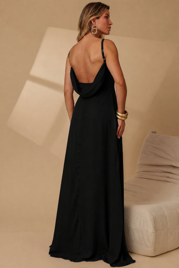 Vestido Marisol Longo - Preto