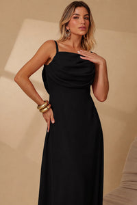 Vestido Marisol Longo - Preto