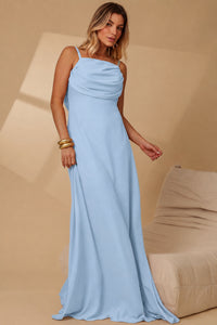 Vestido Marisol Longo - Azul
