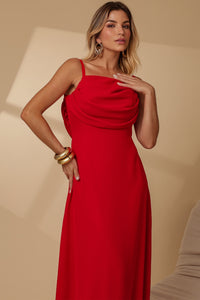 Vestido Marisol Longo - Vermelho