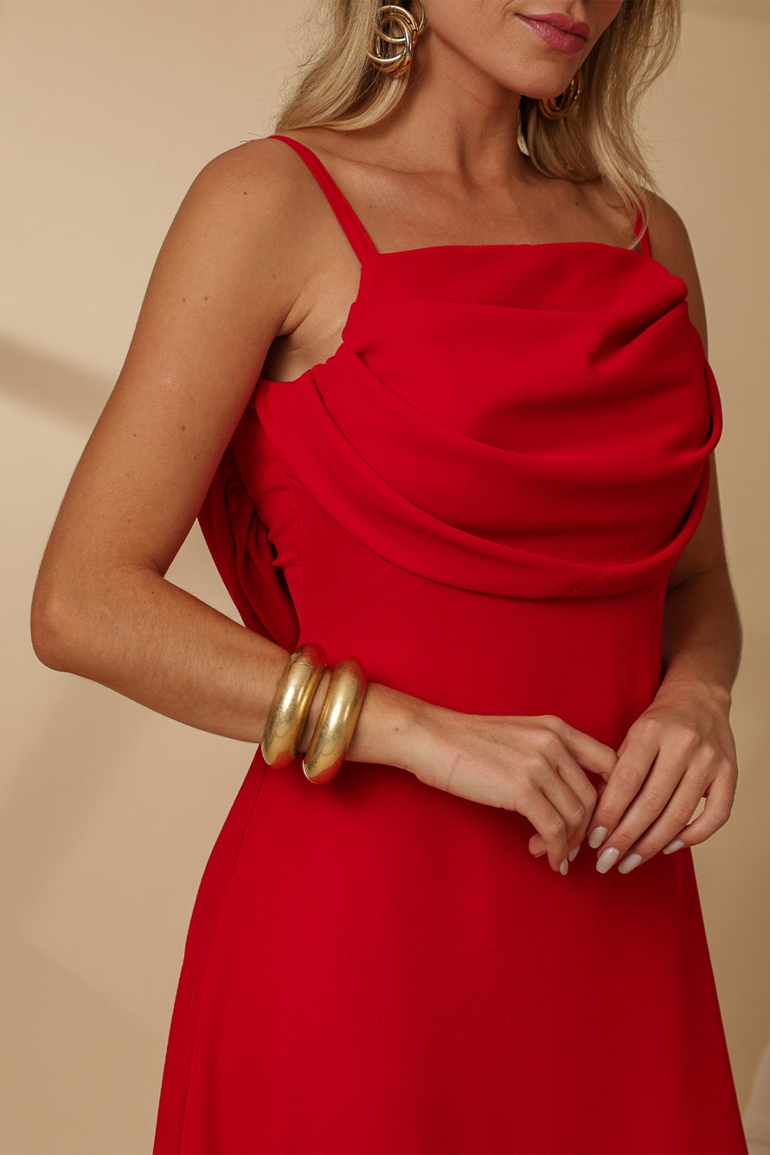 Vestido Marisol Longo - Vermelho