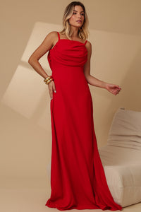 Vestido Marisol Longo - Vermelho