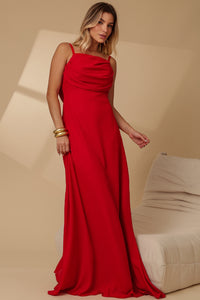 Vestido Marisol Longo - Vermelho