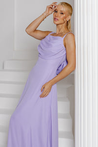 Vestido Marisol Longo - Lilás
