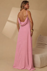 Vestido Marisol Longo - Rosa