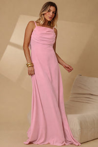 Vestido Marisol Longo - Rosa