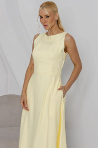 Vestido Gabriela Midi - Amarelo