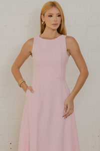 Vestido Gabriela Midi - Rosa