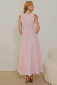 Vestido Gabriela Midi - Rosa